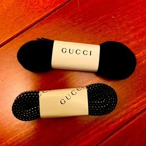 Gucci authentic 2 black Boots Laces